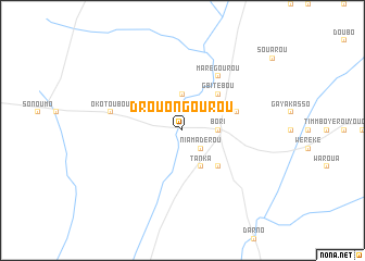 map of Drouon Gourou