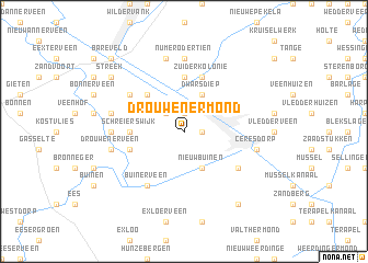 map of Drouwenermond