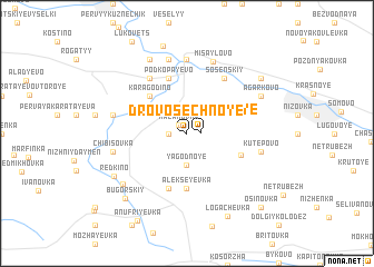 map of Drovosechnoye