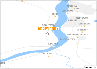 map of Drovyanoy