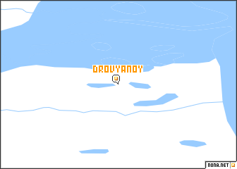 map of Drovyanoy