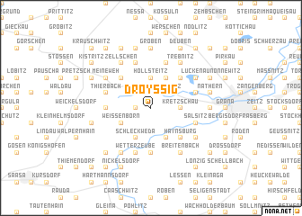 map of Droyßig