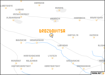 map of Drozdovitsa