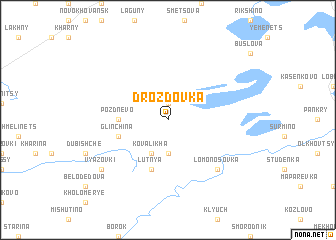 map of Drozdovka