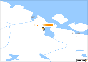 map of Drozdovka