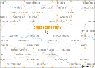 map of Drożęcin Stary