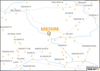 map of Drozkino