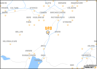 map of Drò