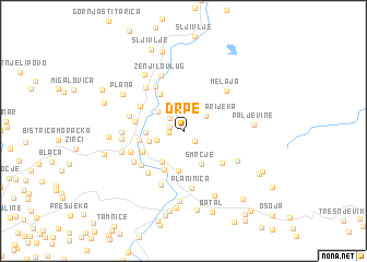 map of Drpe