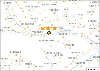 map of Drškovci