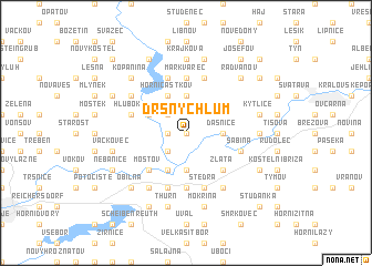 map of Drsný Chlum