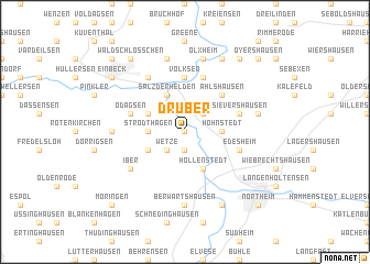 map of Drüber