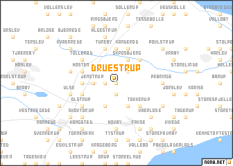 map of Druestrup