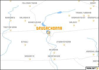 map of Druga Chorna