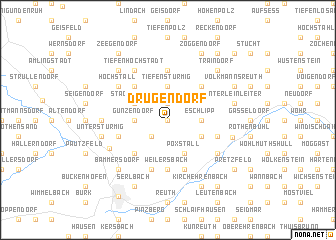 map of Drügendorf