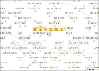 map of Drugnia Rządowa