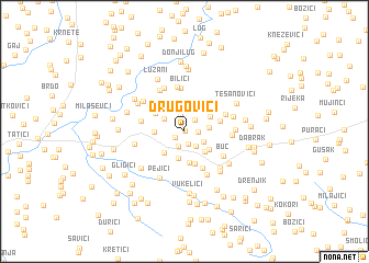 map of Drugovići