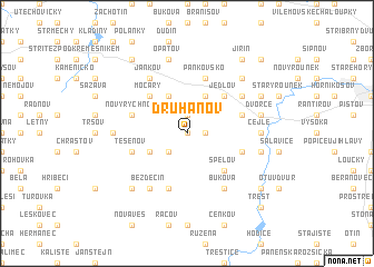 map of Druhanov