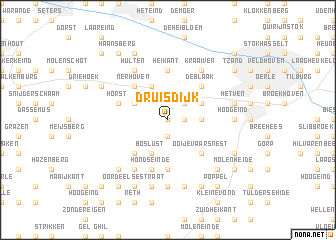map of Druisdijk