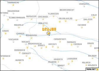 map of Drujba