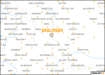 map of Drulingen