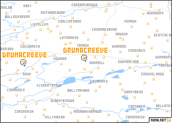 map of Drumacreeve
