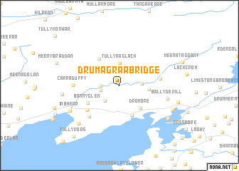 map of Drumagraa Bridge