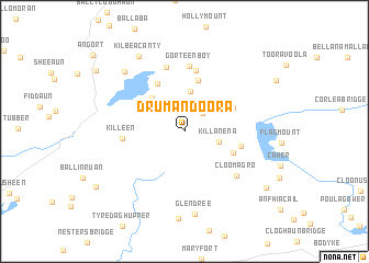 map of Drumandoora