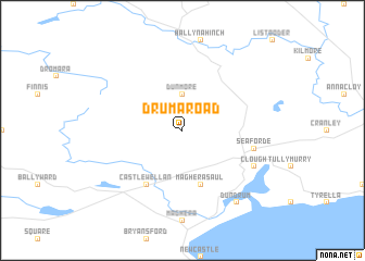 map of Drumaroad
