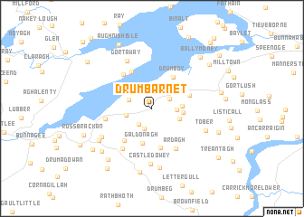 map of Drumbarnet