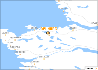 map of Drumbeg