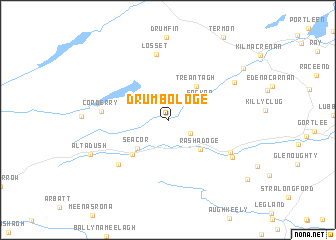 map of Drumbologe