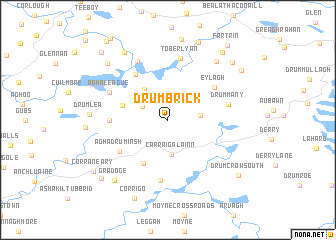 map of Drumbrick