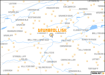 map of Drumbrollisk