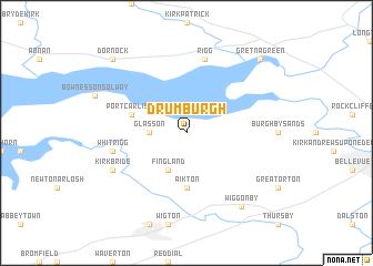 map of Drumburgh