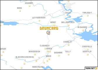 map of Drumcard