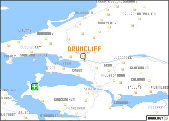 map of Drumcliff