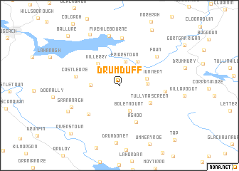 map of Drumduff