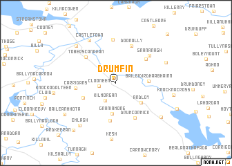 map of Drumfin