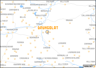 map of Drumgolat