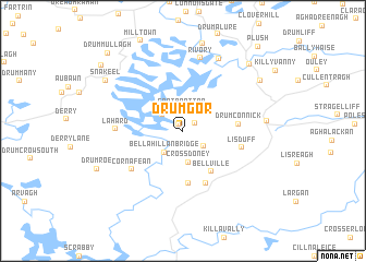 map of Drumgor