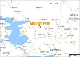 map of Drumgriffin