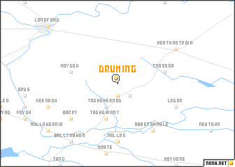 map of Druming