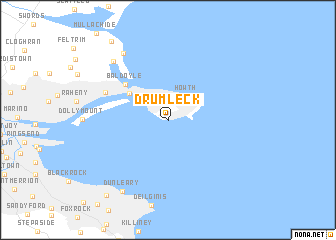 map of Drumleck