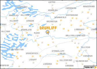 map of Drumliff