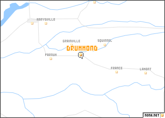 map of Drummond