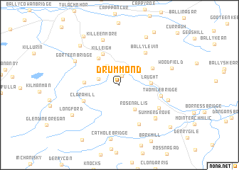 map of Drummond