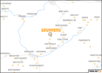 map of Drummond