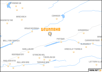 map of Drumnaha