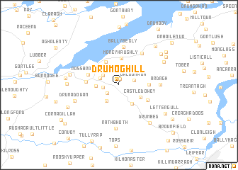 map of Drumoghill